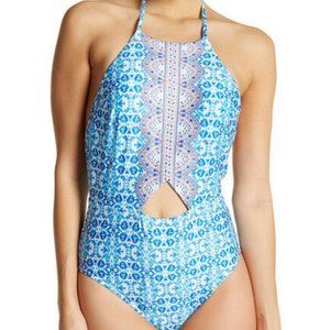 Nanette Lepore Seaside Halter One-Piece Swimsuit